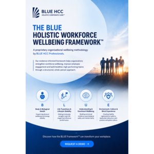 The Blue Holistic Workforce Wellbeing Framework<sup>TM</sup>